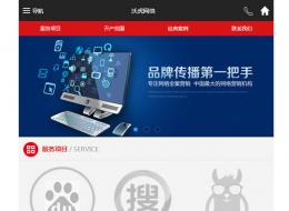 科技類(lèi)公司手機(jī)網(wǎng)站